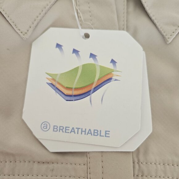 Little Donkey Andy Women's UPF 50UV Protection Khaki Power Dry Tech Shirt Size S - Picture 7 of 16